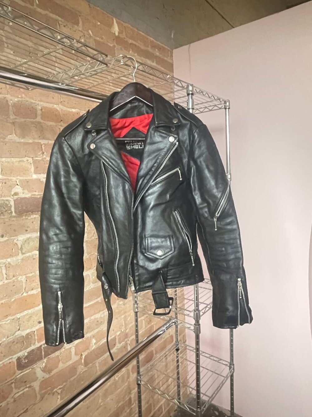 Straight to Hell Leather Jacket